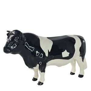 Vintage Beswick England Bull Champion Coddington Hilt Bar Cow Figurine *Repaired